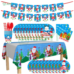 Frosty Village Christmas Tableware Set