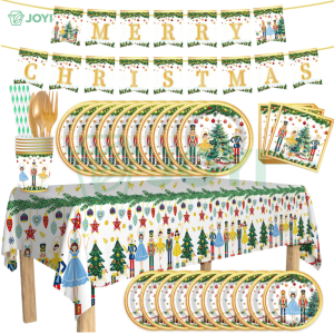 Nutcracker Ballet Christmas Tableware Set