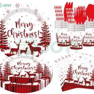 Reindeer Woods Christmas Tableware Set