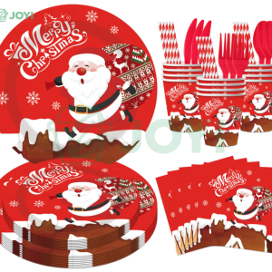 Rooftop Santa Christmas Tableware Set