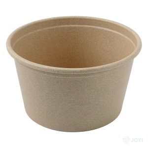 Compostable Wheat Straw Fibre 500ml Cup (17oz) Ø114 x H83 mm