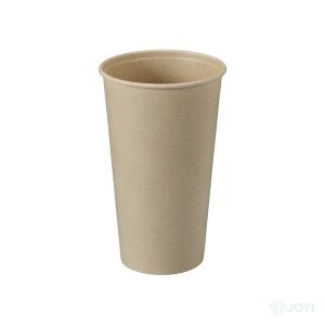 Compostable Wheat Straw Fibre 370ml Cup (13oz) Ø92 x H92 mm