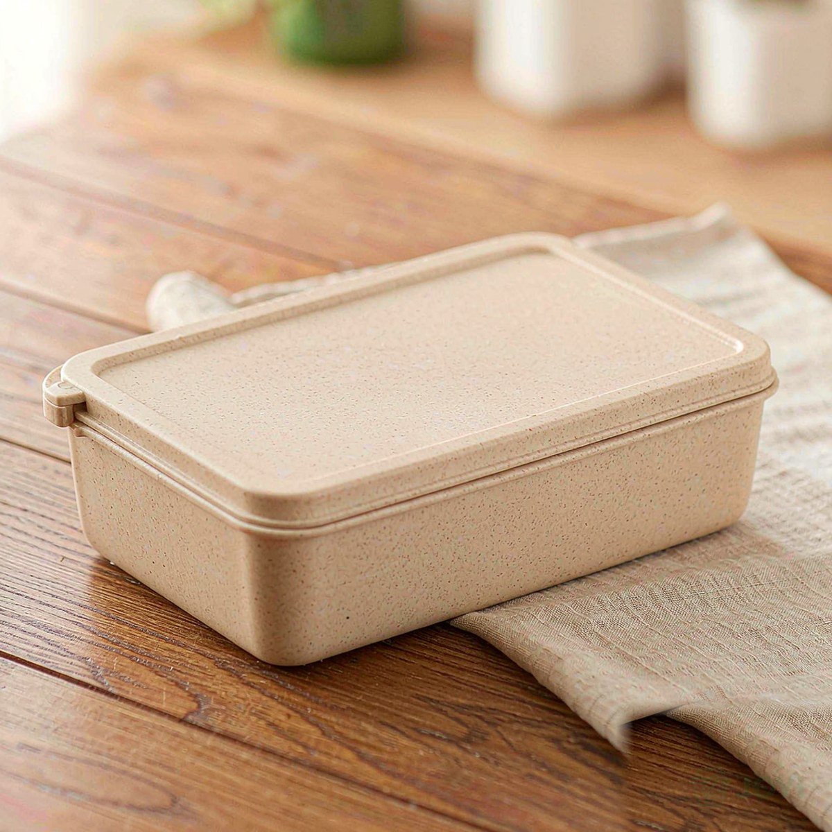 Compostable Wheat Straw Fibre 9" x 6" Meal Box 330 x 230 x H33 mm