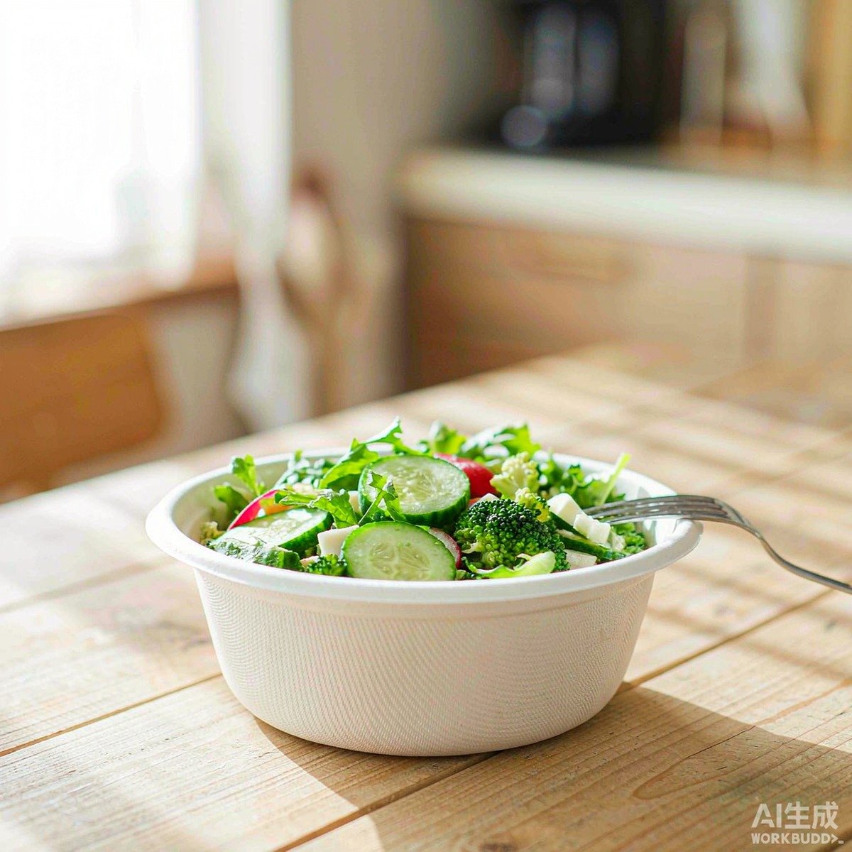 Compostable Plant Fibre 350ml Bowl