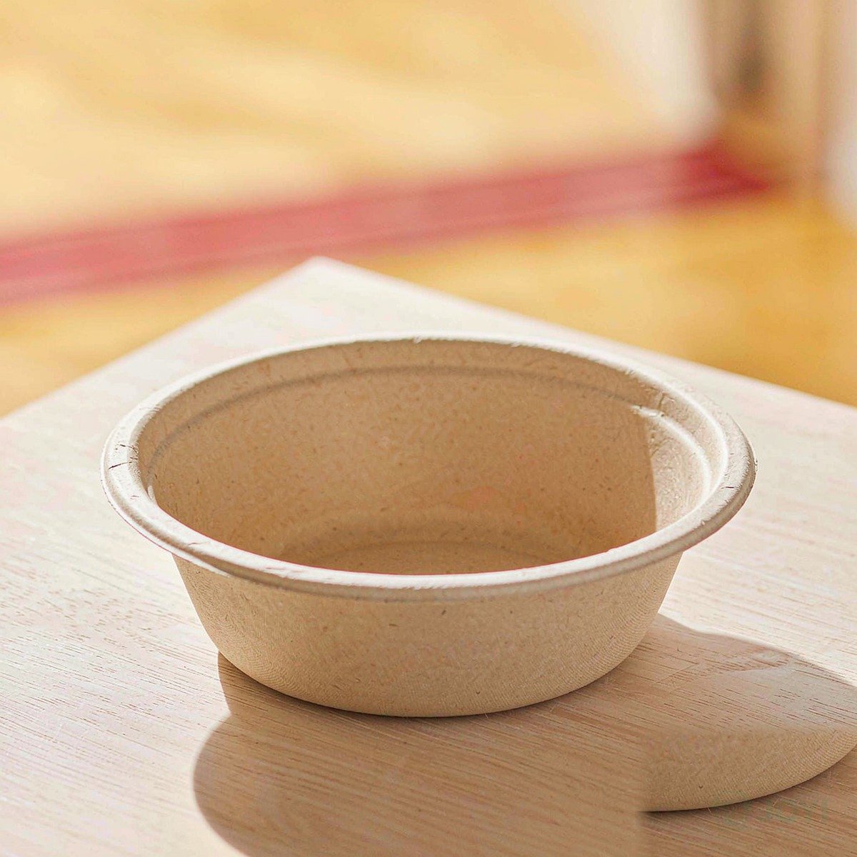 Compostable Plant Fibre 350ml Narrow-Rim Bowl