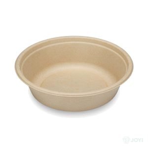 Compostable Plant Fibre 500ml Narrow-Rim Bowl