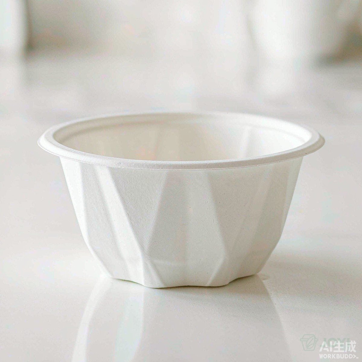 Compostable Plant Fibre 1000ml Diamond Bowl