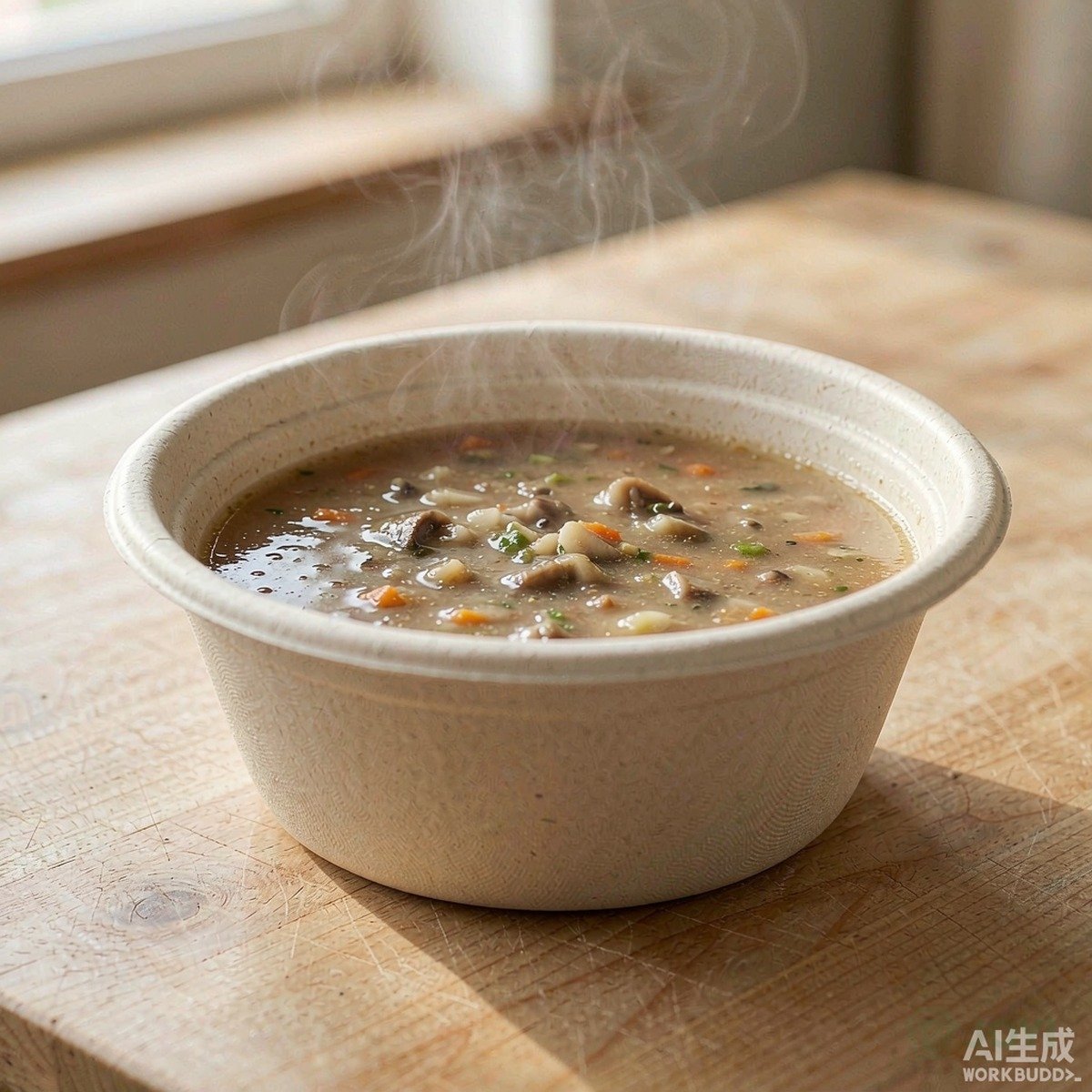 Compostable Plant Fibre 8oz Bowl