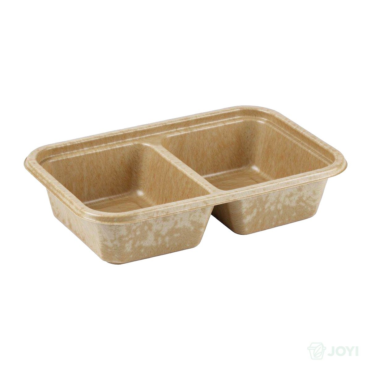 Compostable Plant Fibre 500ml 2-Compartment Salad Bowl