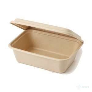 Compostable Plant Fibre Meal Box 228 x 152 x H76 mm