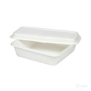 Compostable Plant Fibre 600ml Meal Box