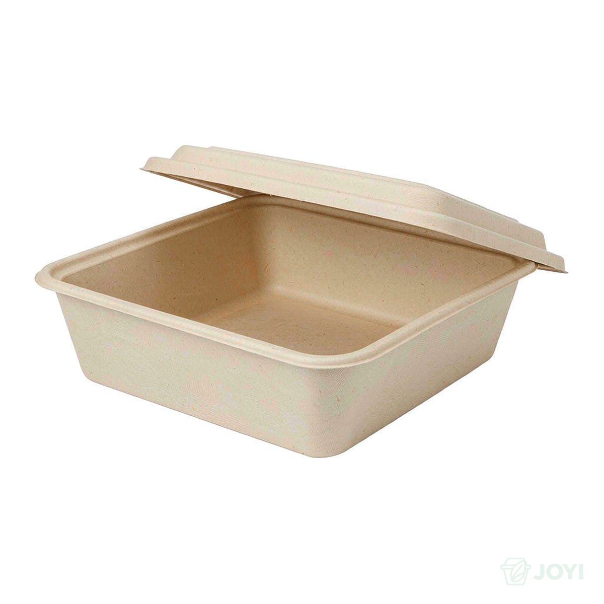 Compostable Plant Fibre Meal Box 228 x 228 x H76 mm