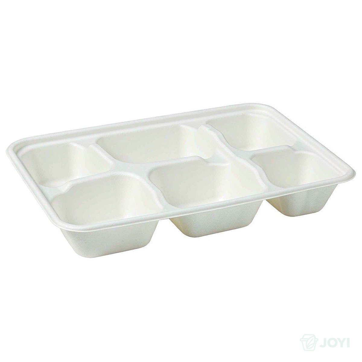 Compostable Plant Fibre 5-Compartment Divided Box