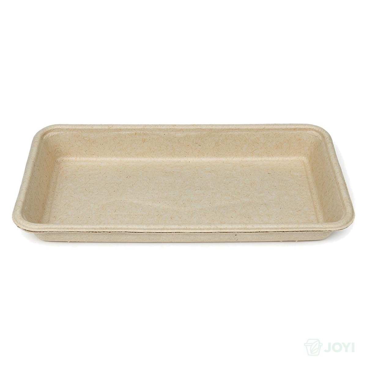 Compostable Plant Fibre Produce Tray 238 x 127 x H13 mm