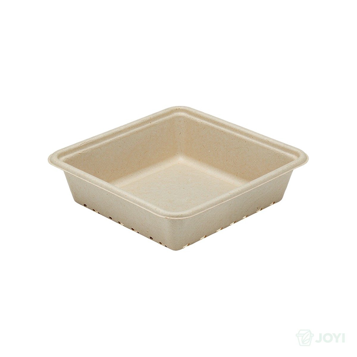 Compostable Plant Fibre Produce Tray 156 x 156 x H30 mm