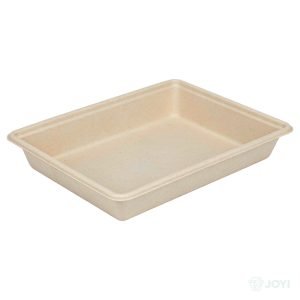 Compostable Plant Fibre Produce Tray 187 x 123 x H35 mm