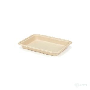 Compostable Plant Fibre Rectangular Sushi Tray