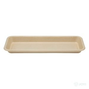 Compostable Plant Fibre Sushi Tray 219 x 90 x H20 mm