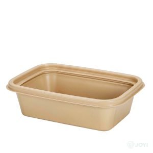 Compostable Plant Fibre Meal Box 335 x 226 x H45 mm