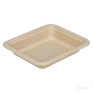 Compostable Bagasse 8x5 Long Tray 213 x 136 x H20 mm