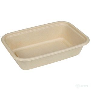 Compostable Bagasse 1000ml Long Bowl 225 x 158 x H48 mm