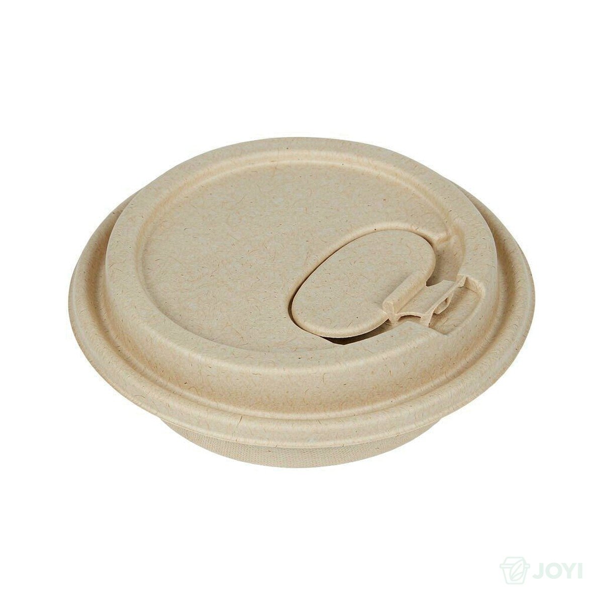 Compostable Bagasse 80 Flip Cup Lid Ø84 x H20 mm