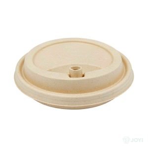 Compostable Bagasse 80 Sip Cup Lid Ø84 x H20 mm