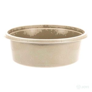 Compostable Bagasse 850ml Round Bowl Ø177 x H66 mm