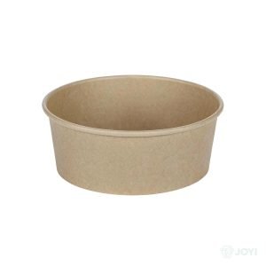 Compostable Bagasse 750ml Round Bowl Ø160 x H60 mm