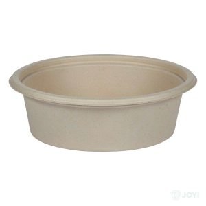 Compostable Bagasse 1000ml Round Bowl Ø160 x H90 mm