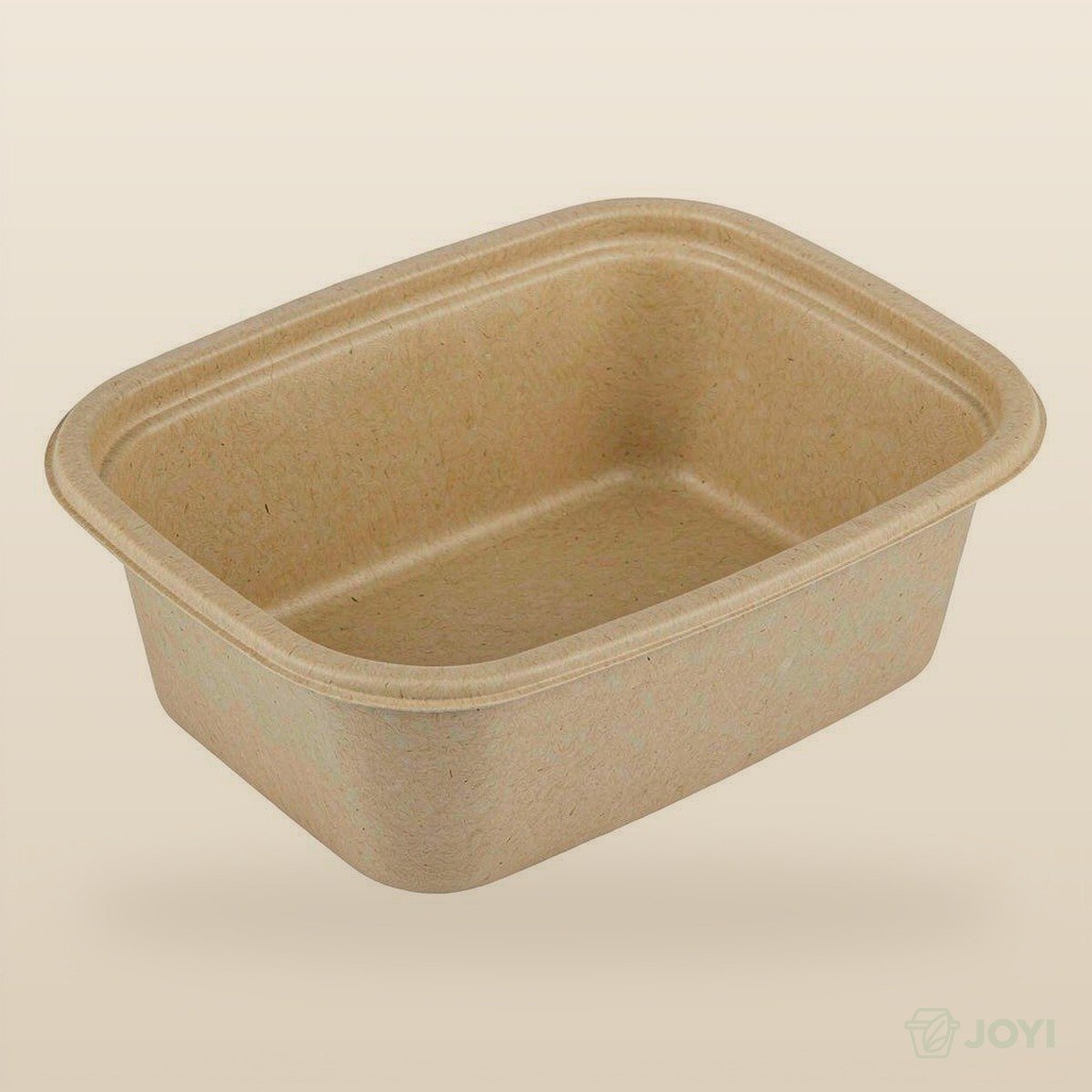 Compostable Bagasse 700ml Food Container 195 x 115 x H50 mm - Image 3