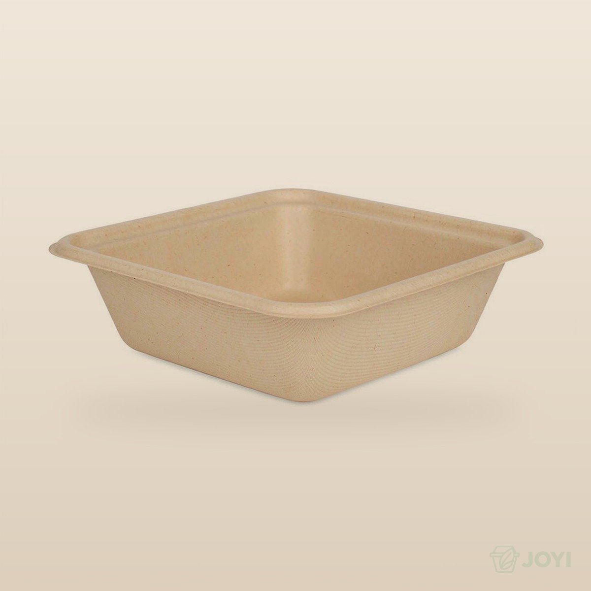 Compostable Bagasse 32oz Square Salad Bowl 215 x 215 x H47 mm - Image 3