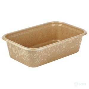 Compostable Bagasse 650ml Rectangular Container 180 x 125 x H55 mm