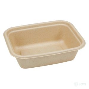 Compostable Bagasse 28oz Rectangular Tray 232 x 157 x H45 mm